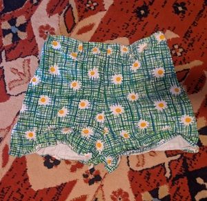 Vintage Mystik Flower Print Shorts